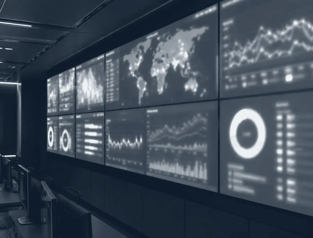 Security operations screen wall